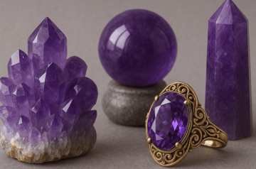 Đá Amethyst viên ngọc tím huyền bí của trí tuệ và may mắn Đá Amethyst viên ngọc tím huyền bí của trí tuệ và may mắn