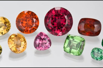 Những gam màu của đá Garnet tự nhiên và tên gọi