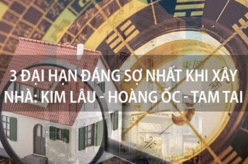 Tam tai hoàng ốc kim lâu là gì – Ba đại kỵ quan trọng trong phong thủy Tam tai hoàng ốc kim lâu là gì – Ba đại kỵ quan trọng trong phong thủy
