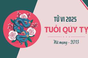 Tử vi tuổi Quý Tỵ năm 2025 nữ mạng: Sao chiếu mệnh và vận hạn ảnh hưởng thế nào? Tử vi tuổi Quý Tỵ năm 2025 nữ mạng: Sao chiếu mệnh và vận hạn ảnh hưởng thế nào?