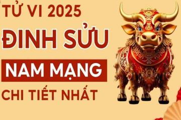 Tử vi tuổi Đinh Sửu năm 2025 nam mạng: Công việc đột phá, tình duyên nở rộ Tử vi tuổi Đinh Sửu năm 2025 nam mạng: Công việc đột phá, tình duyên nở rộ
