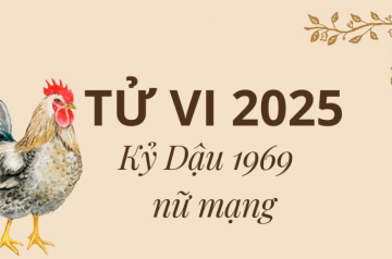 Tử vi tuổi Kỷ Dậu năm 2025 nữ mạng – Dự báo sức khỏe, sự nghiệp có thay đổi lớn không? Tử vi tuổi Kỷ Dậu năm 2025 nữ mạng – Dự báo sức khỏe, sự nghiệp có thay đổi lớn không?