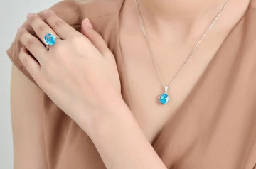 6 thiết kế mặt dây chuyền đá Topaz hot nhất: Đẹp mà còn hợp phong thủy 6 thiết kế mặt dây chuyền đá Topaz hot nhất: Đẹp mà còn hợp phong thủy