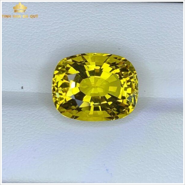 Đá beryl vàng - Heliodor tự nhiên chiếu bung 9.3ct hình ảnh 2