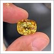 Đá beryl vàng - Heliodor tự nhiên chiếu bung 9.3ct hình ảnh 3