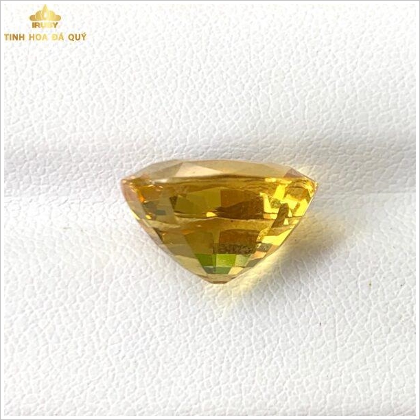 Đá beryl vàng - Heliodor tự nhiên chiếu bung 9.3ct hình ảnh 5