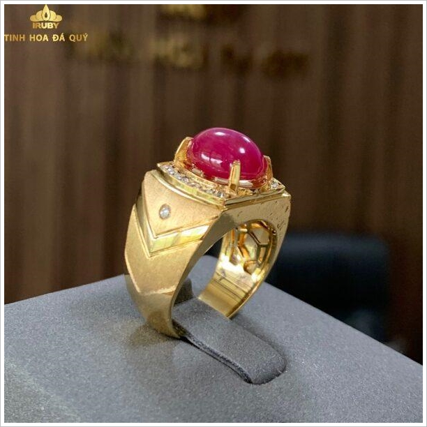 Nhẫn nam gắn đá ruby sao IR220666 hình ảnh 2