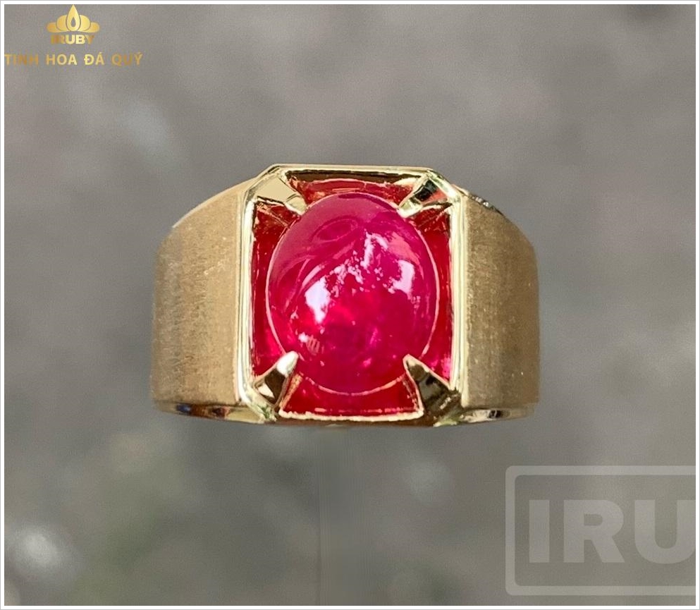 Nhẫn Nam Ruby huyết kính, mẫu thiết kế bản quyền IRUBY phiên bản 1 hình ảnh 3