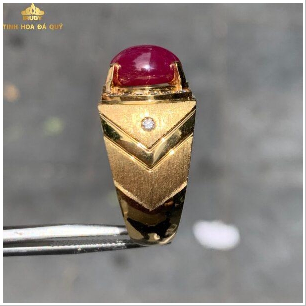 Nhẫn nam gắn đá ruby sao IR220666 hình ảnh 3