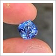 Đá sapphire xanh lam, blue sáng tự nhiên chiếu bung 4.3ct hình ảnh 5