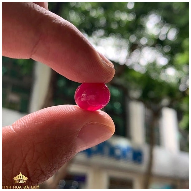 Đá ruby sao Yên Bái nét chuẩn khối 10,56ct hình ảnh 6