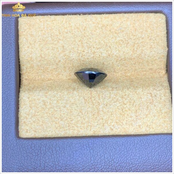 Đá Sapphire tự nhiên xanh lam đậm 4,1ct hình ảnh 2