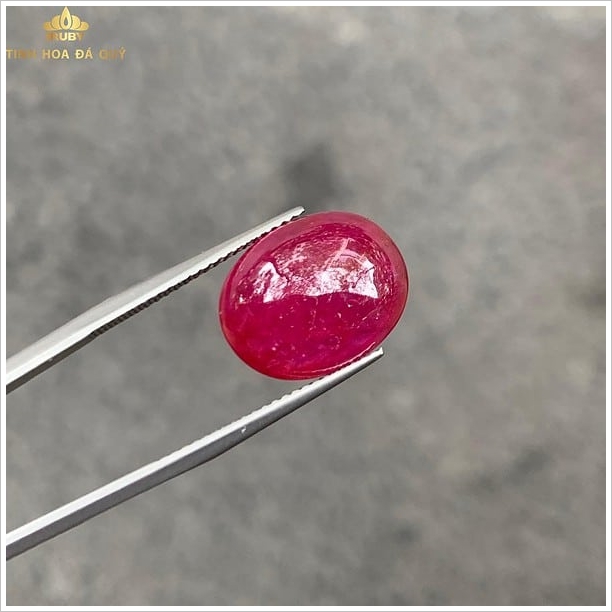 Đá ruby đỏ lục yên chất kính đẹp 9.9ct hình ảnh 1