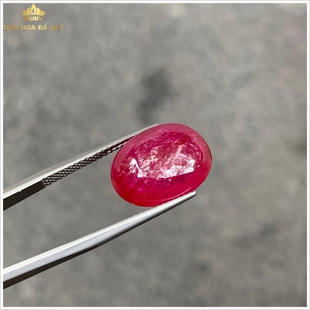 Đá ruby đỏ lục yên chất kính đẹp 9.9ct hình ảnh 3