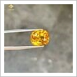 Đá Sapphire vàng 6.05ct chiếu bung toàn viên tiêu chuẩn 4c hình ảnh 1