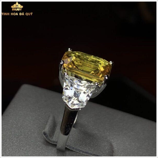 Nhẫn nữ Sapphire vàng hình ảnh 3