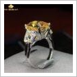 Nhẫn nữ Sapphire vàng hình ảnh 4