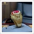 Nhẫn nam Ruby huyết kính - Trâu Hoàng Đế hình ảnh 5