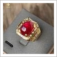 nhẫn nam đá ruby huyết bồ câu huyết kính Thịnh Vượng 6.8ct hình ảnh 9