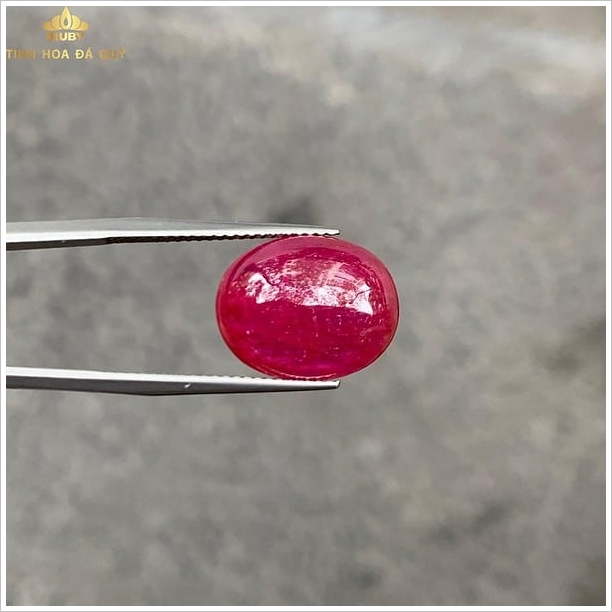 Đá ruby đỏ lục yên chất kính đẹp 9.9ct hình ảnh 7