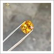 Đá Sapphire vàng 6.05ct chiếu bung toàn viên tiêu chuẩn 4c hình ảnh 4