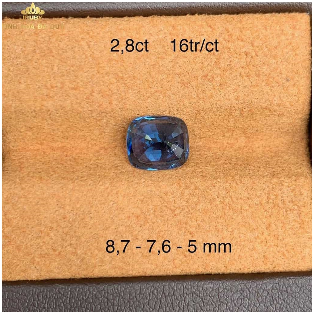 Viên Spinel xanh lam tự nhiên sắc cobalt rất đẹp và hiếm 2,8ct - IRSI 220728 hình ảnh 6