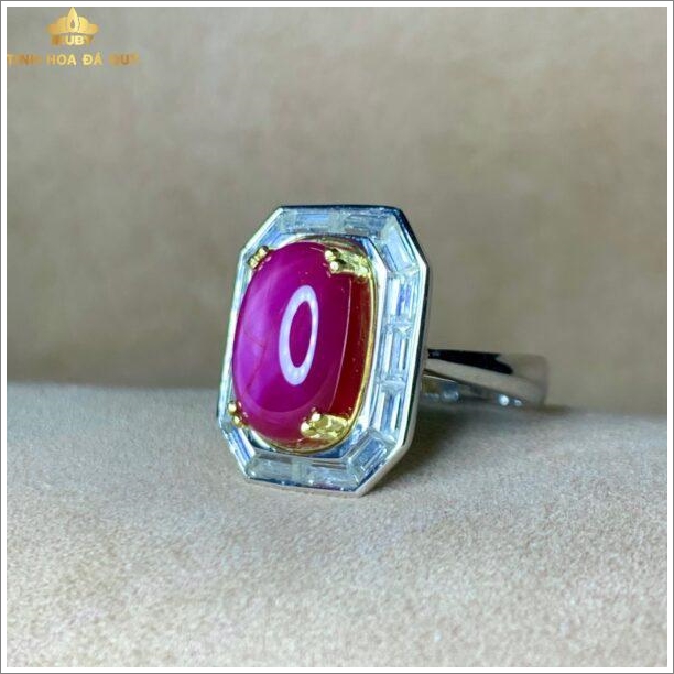 nhẫn Ruby sao siêu hiếm 8,2ct hình ảnh 3