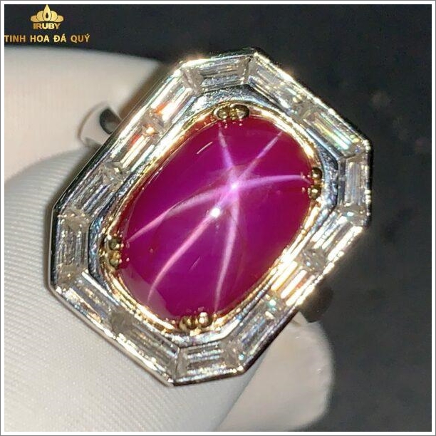 nhẫn Ruby sao siêu hiếm 8,2ct hình ảnh 2