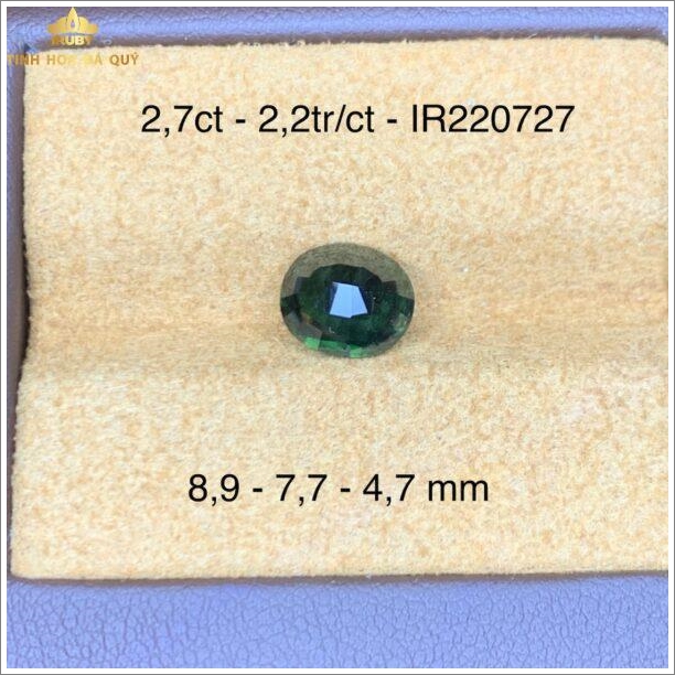 đá Sapphire 2.7ct xanh lục đậm hình ảnh 4