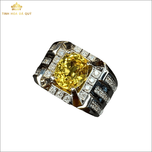 Mẫu nhẫn nam Sapphire vàng đẹp nhất 2022 - Thiết kế mới nhất - IR220552