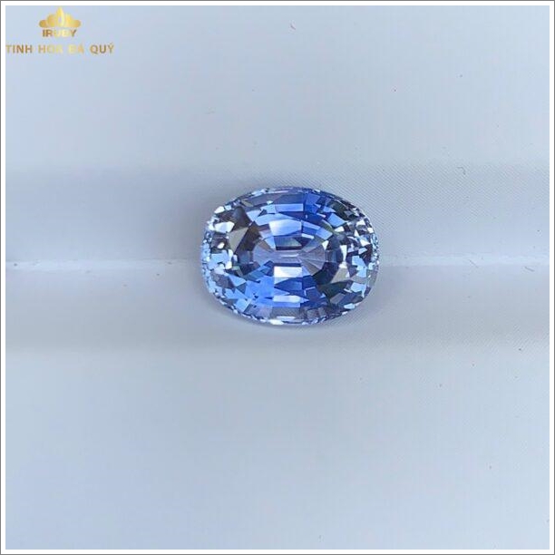 Đá Sapphire trắng phớt xanh 3,1ct tự nhiên hình ảnh 4