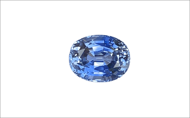 Đá Sapphire trắng phớt xanh 3,1ct tự nhiên hình ảnh 7