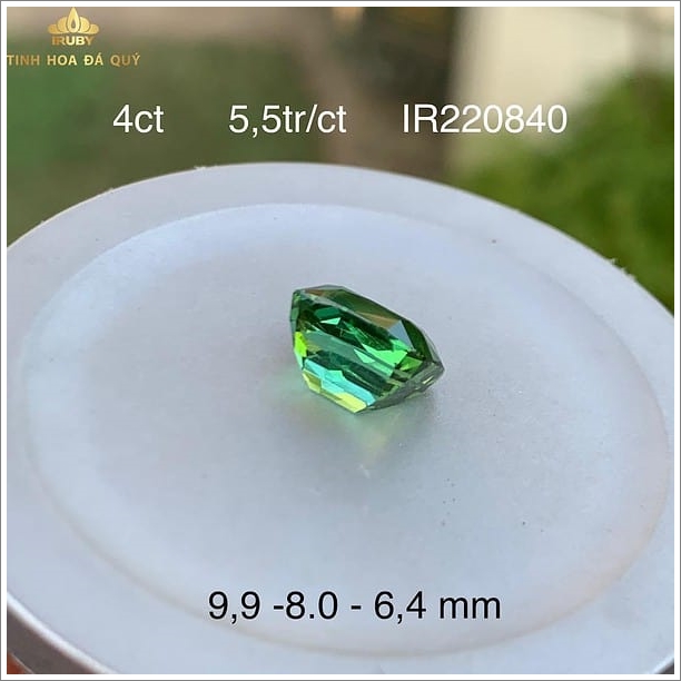 Đá Tourmaline xanh lá Lagoon 4ct hình ảnh 2