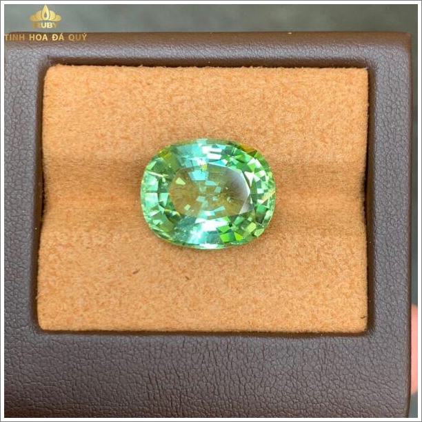 đá Tourmaline xanh lá mạ 16ct hình ảnh 4