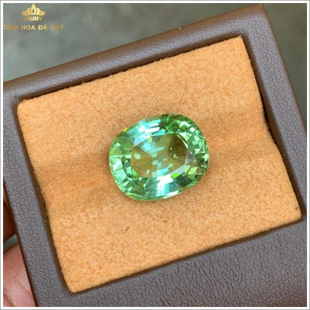 đá Tourmaline xanh lá mạ 16ct hình ảnh 5