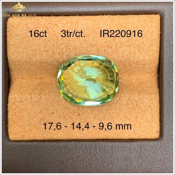 đá Tourmaline xanh lá mạ 16ct hình ảnh 2