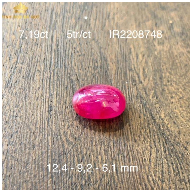 Đá Ruby đỏ Lục Yên 7,19ct hình ảnh 4