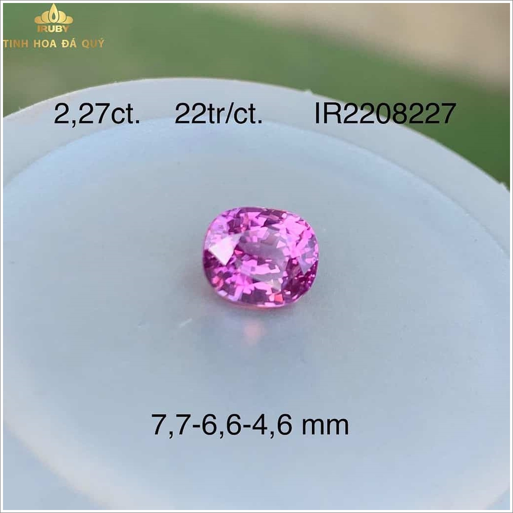 Viên Sapphire tím hồng sáng lấp lánh 2,27ct - IRSP 2208227 hình ảnh 4