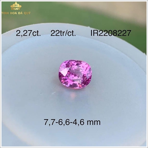 Đá Sapphire Tím Hồng 2,27ct sáng lấp lánh hình ảnh 4