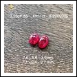 Đôi hoa tai Ruby huyết kính 3.25ct hình ảnh 5