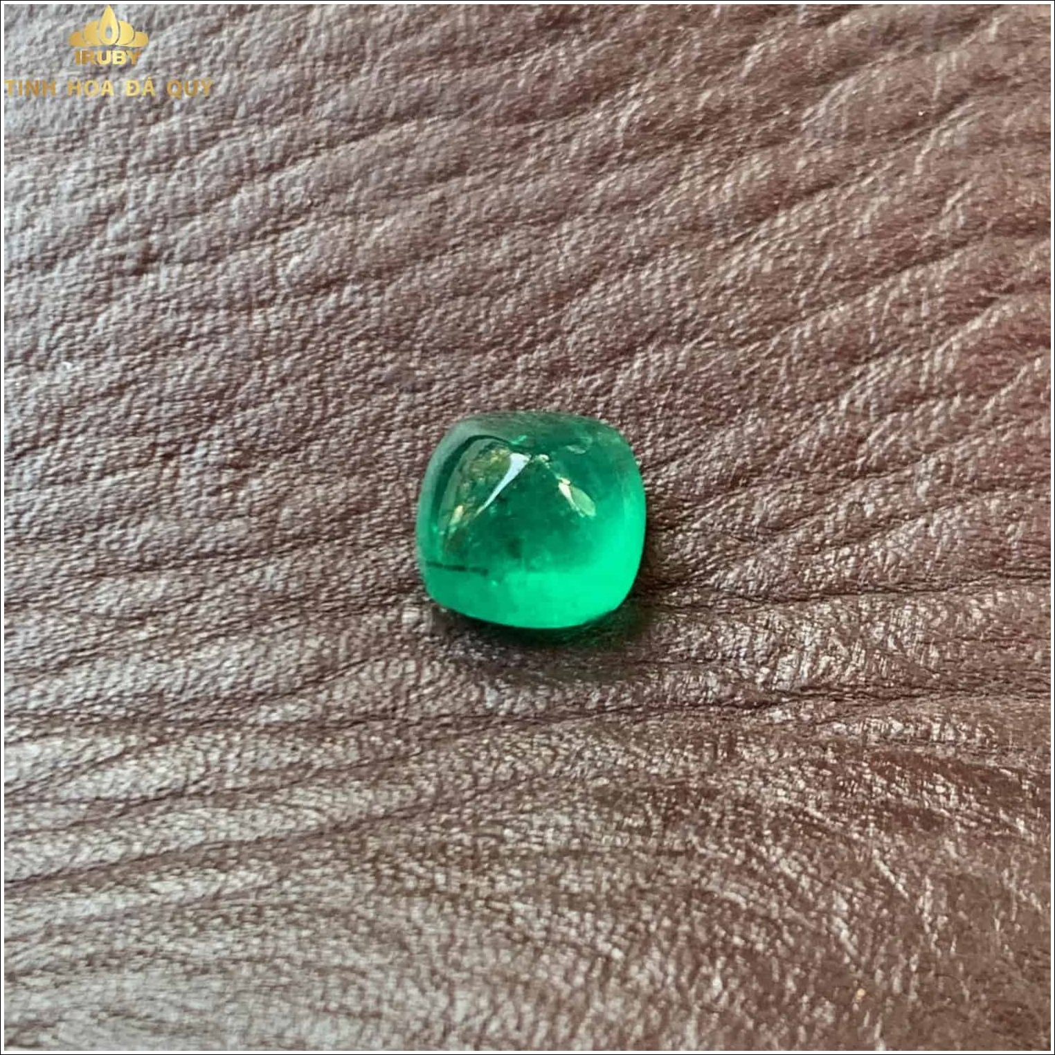 đá Emerald Suggerloaf Cabachon hình ảnh 2