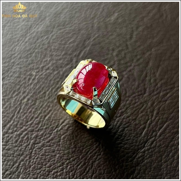 Nhẫn Ruby nam Lãnh Đạo 8,2ct – IRRC 220982