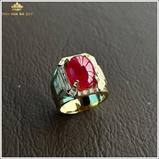 Nhẫn Ruby nam Lãnh Đạo 8,2ct – IRRC 220982