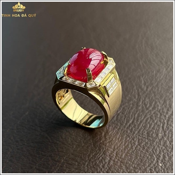 Nhẫn Ruby nam Lãnh Đạo 8,2ct – IRRC 220982