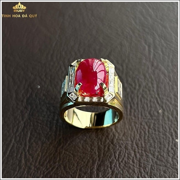 Nhẫn Ruby nam Lãnh Đạo 8,2ct – IRRC 220982