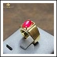 Nhẫn nam Ruby huyết kính mẫu độc quyền – IR220943