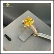 Nhẫn sapphire vàng cho mệnh kim