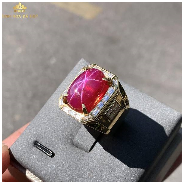 Nhẫn Ruby sao siêu VIP mẫu Lãnh Đạo – IRRS 2209118