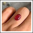 Đá Ruby đỏ huyết kính đẹp rực rỡ 3,7ct hình ảnh 5