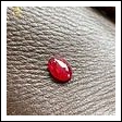 Đá Ruby đỏ huyết kính đẹp rực rỡ 3,7ct hình ảnh 2